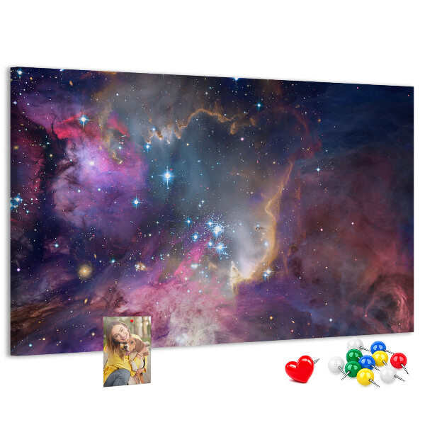 Cork display board Galaxy world