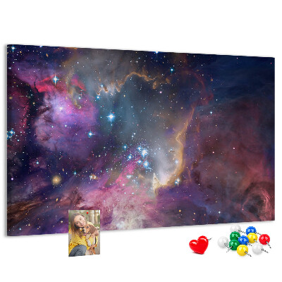 Cork display board Galaxy world