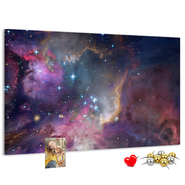 Cork display board Galaxy world