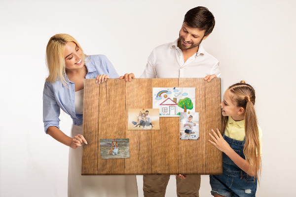 Cork board Wooden boards
