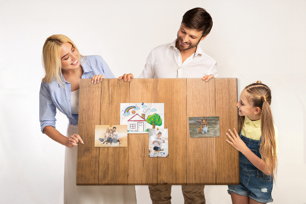 Cork board Wooden boards