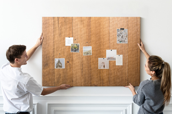 Cork board Wooden boards