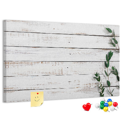 Cork memo board Wooden boards