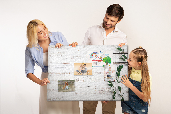 Cork memo board Wooden boards