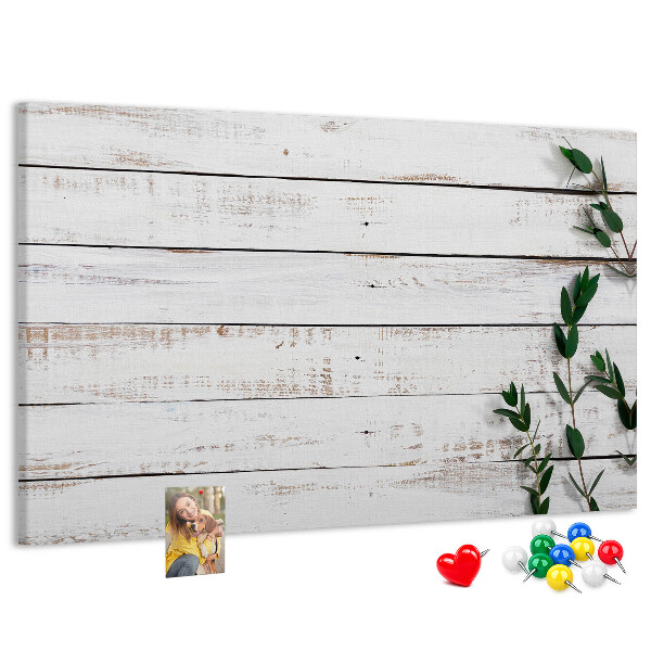 Cork memo board Wooden boards