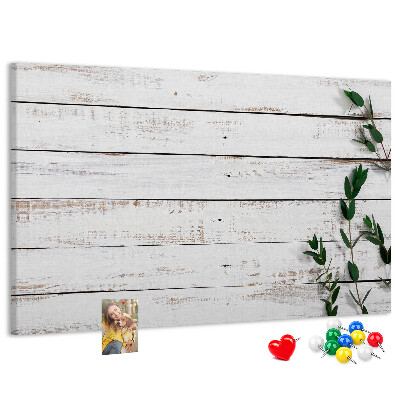 Cork memo board Wooden boards