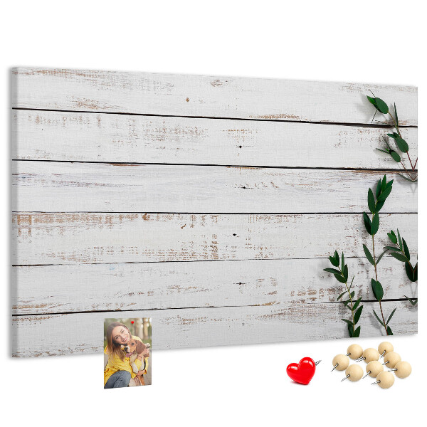 Cork memo board Wooden boards