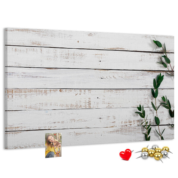 Cork memo board Wooden boards