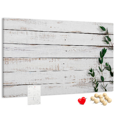 Cork memo board Wooden boards