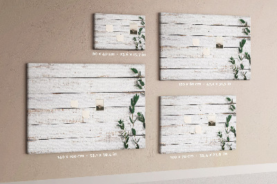 Cork memo board Wooden boards