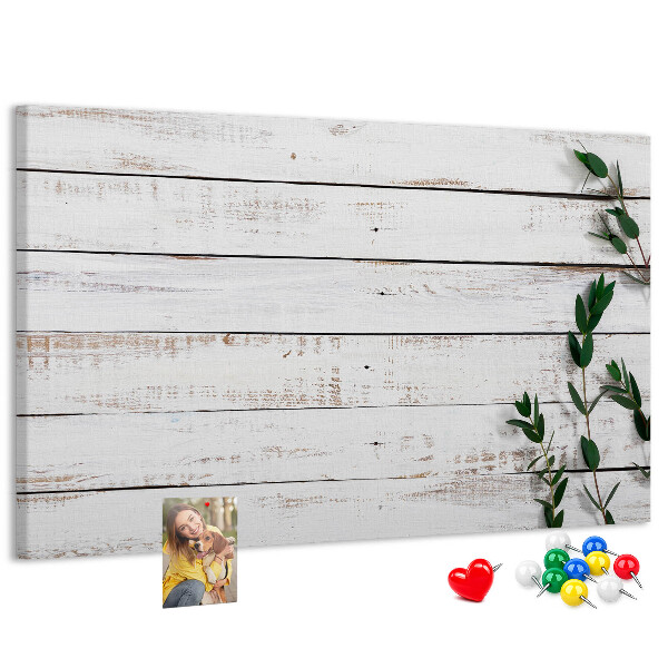 Cork memo board Wooden boards