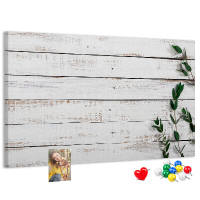 Cork memo board Wooden boards