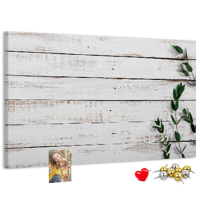 Cork memo board Wooden boards