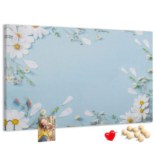 Cork display board Floral frame