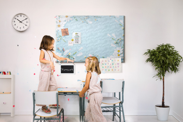 Cork display board Floral frame