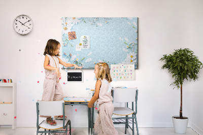 Cork display board Floral frame