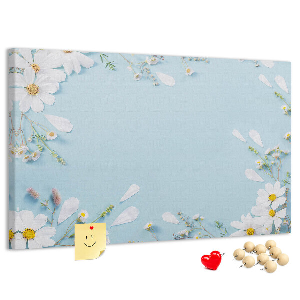 Cork display board Floral frame