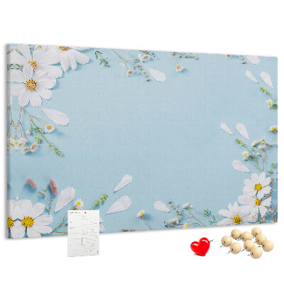 Cork display board Floral frame
