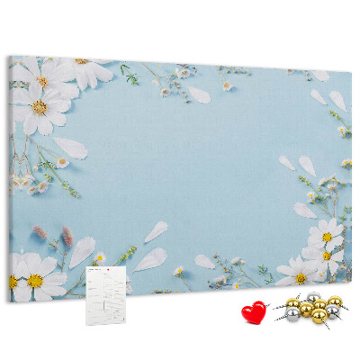 Cork display board Floral frame