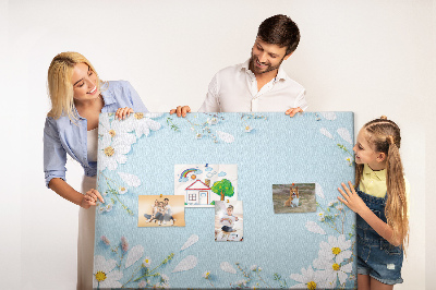 Cork display board Floral frame