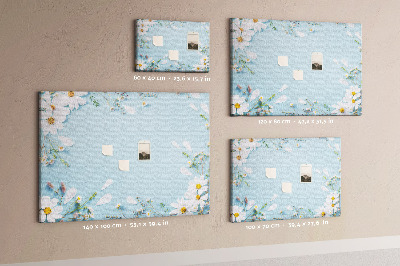Cork display board Floral frame