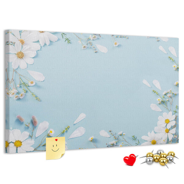 Cork display board Floral frame