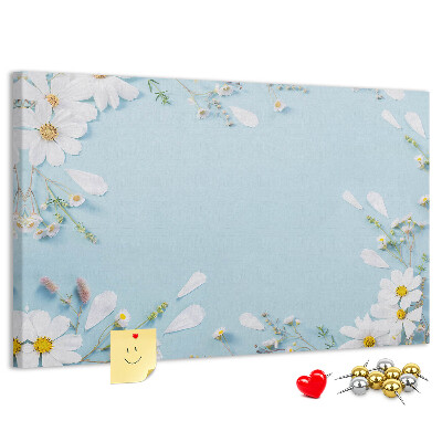 Cork display board Floral frame