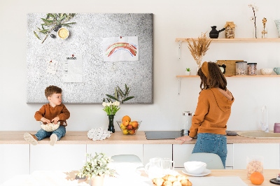 Cork memo board Minimalist olives