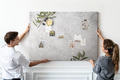 Cork memo board Minimalist olives