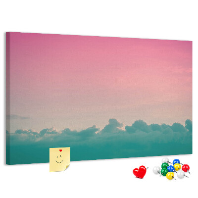 Cork board Gradient sky