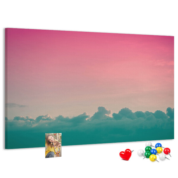 Cork board Gradient sky