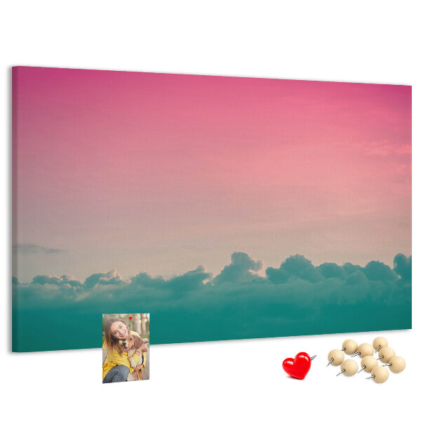 Cork board Gradient sky