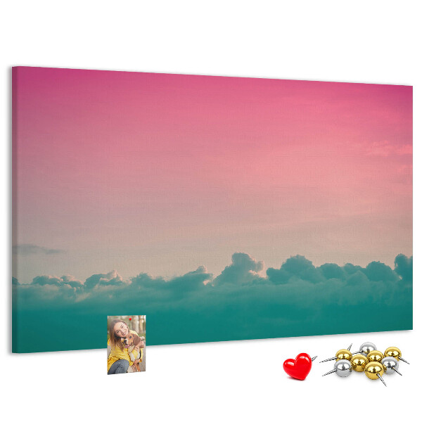Cork board Gradient sky