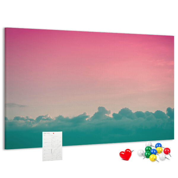 Cork board Gradient sky