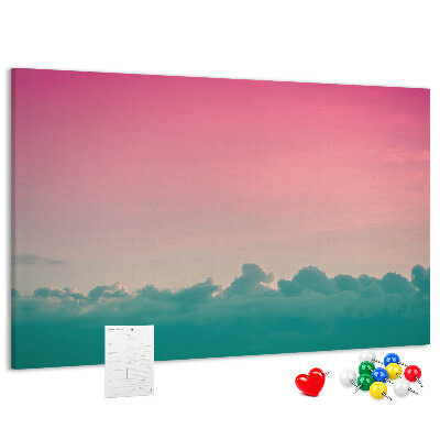 Cork board Gradient sky
