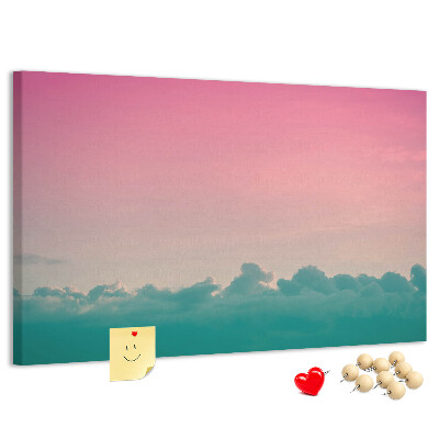 Cork board Gradient sky