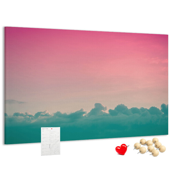 Cork board Gradient sky
