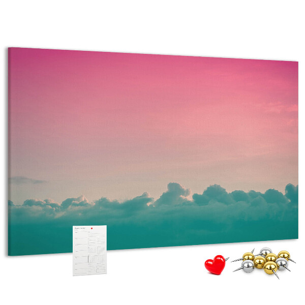 Cork board Gradient sky