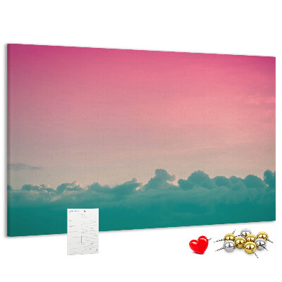 Cork board Gradient sky