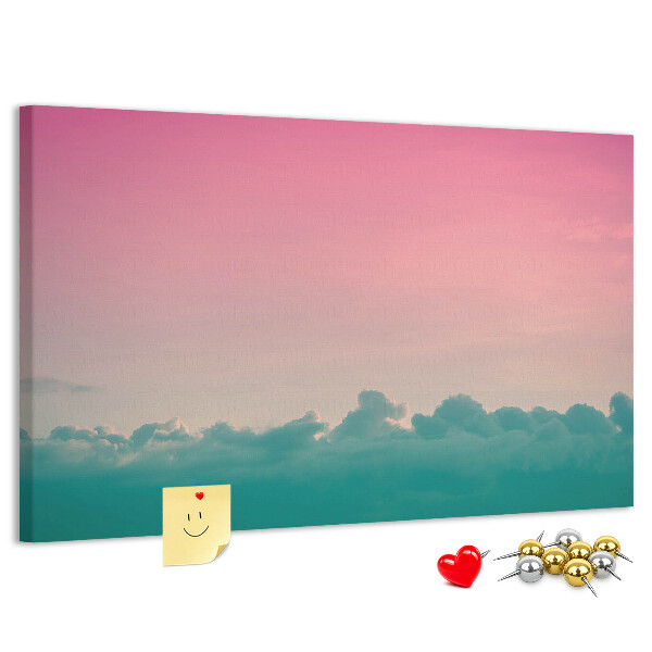 Cork board Gradient sky