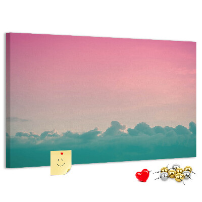 Cork board Gradient sky