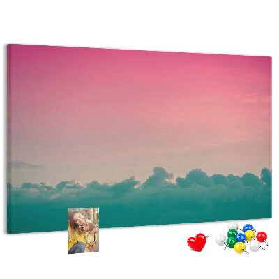 Cork board Gradient sky
