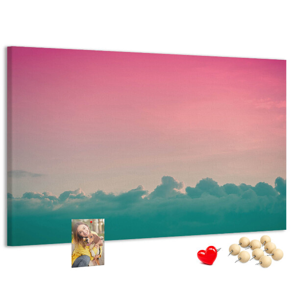 Cork board Gradient sky