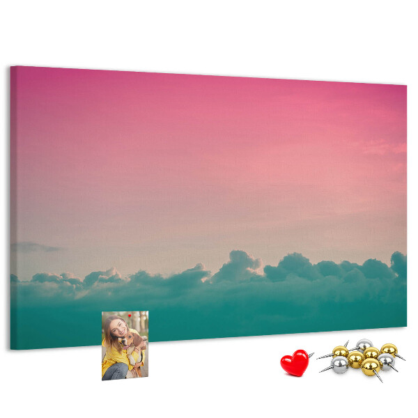 Cork board Gradient sky