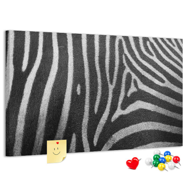 Cork board Zebra pattern