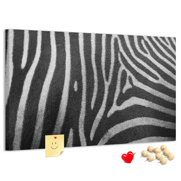 Cork board Zebra pattern