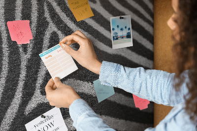 Cork board Zebra pattern
