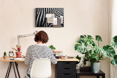 Cork board Zebra pattern