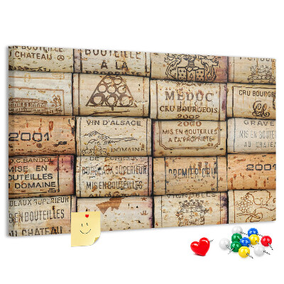 Cork display board Wine corks