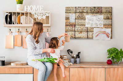Cork display board Wine corks